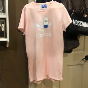 Baby Pink Adidas Jersey Dress